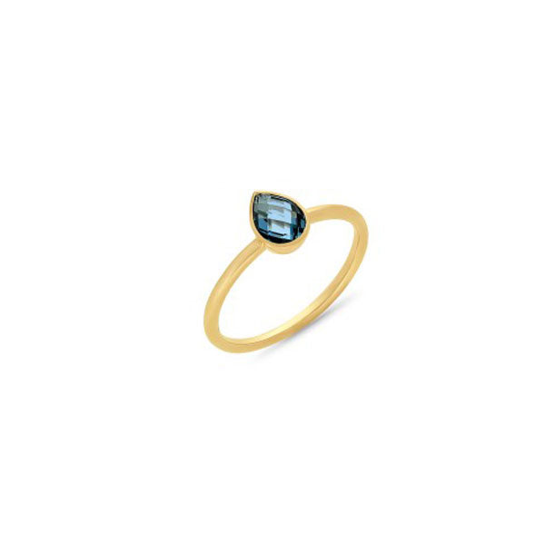 London Blue Topaz Dress Ring.