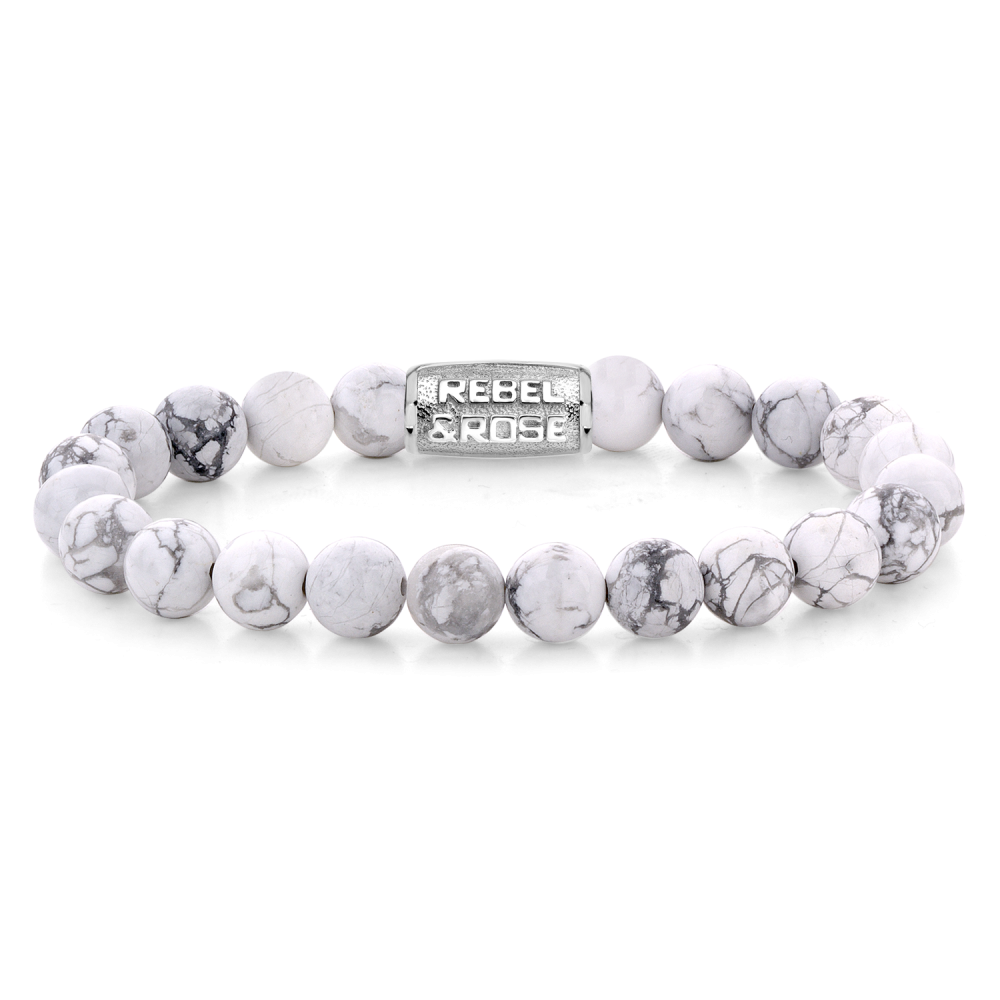 Rebel and Rose Virgin White 8mm Bracelet