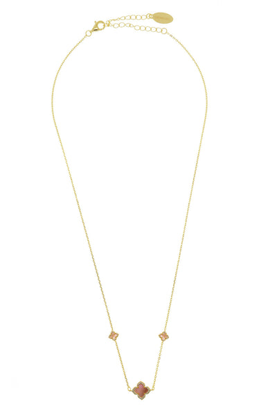 SYDNEY SOIRÉE  FAIRWATER MOTHER OF PEARL DELUXE NECKLACE GOLD