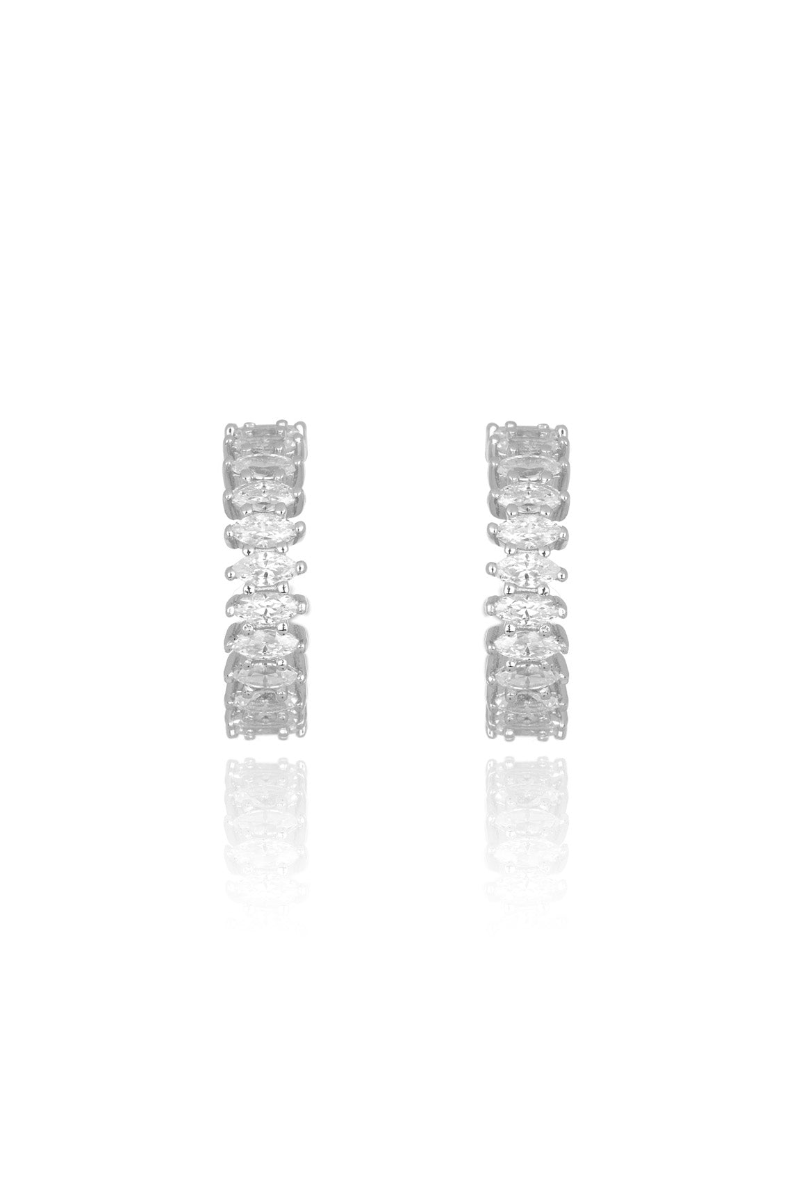 GARLAND EARRINGS SILVER