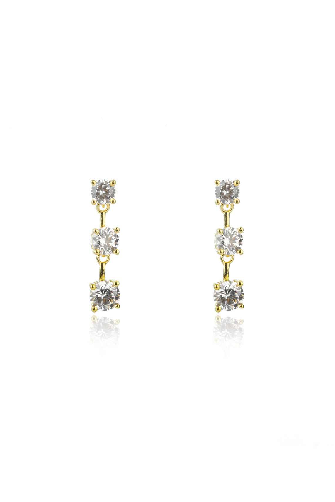 TRILOGY EARRINGS GOLD