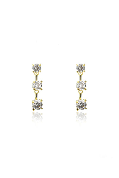 TRILOGY EARRINGS GOLD