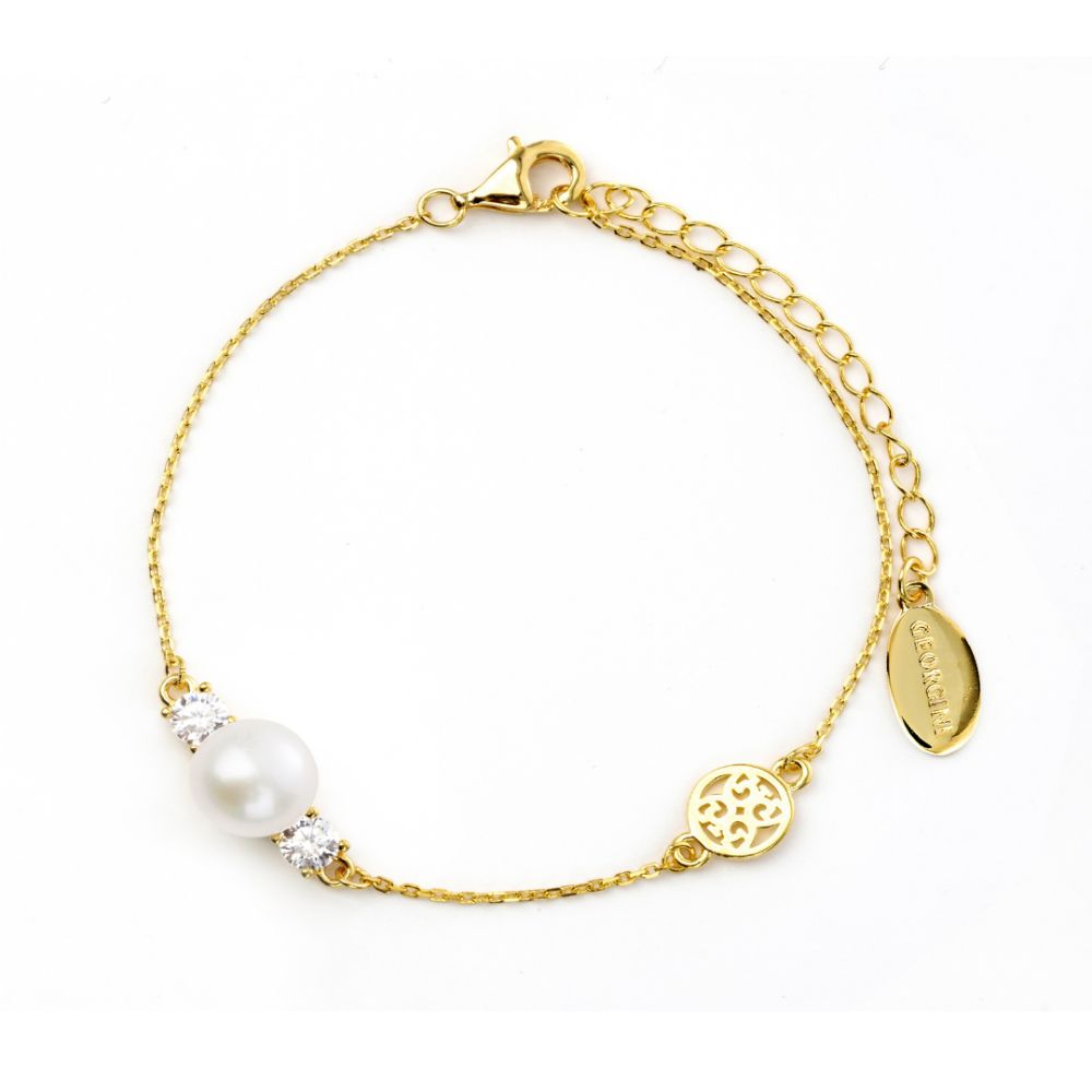 OCEANS NOOSA FRESHWATER PEARL BRACELET GOLD