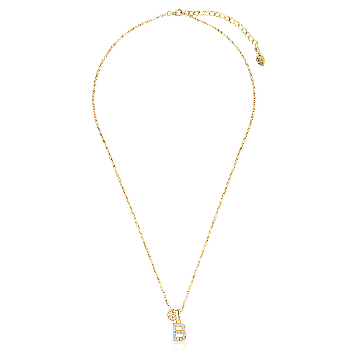 LUXURY LETTERS B INITIAL PENDANT GOLD