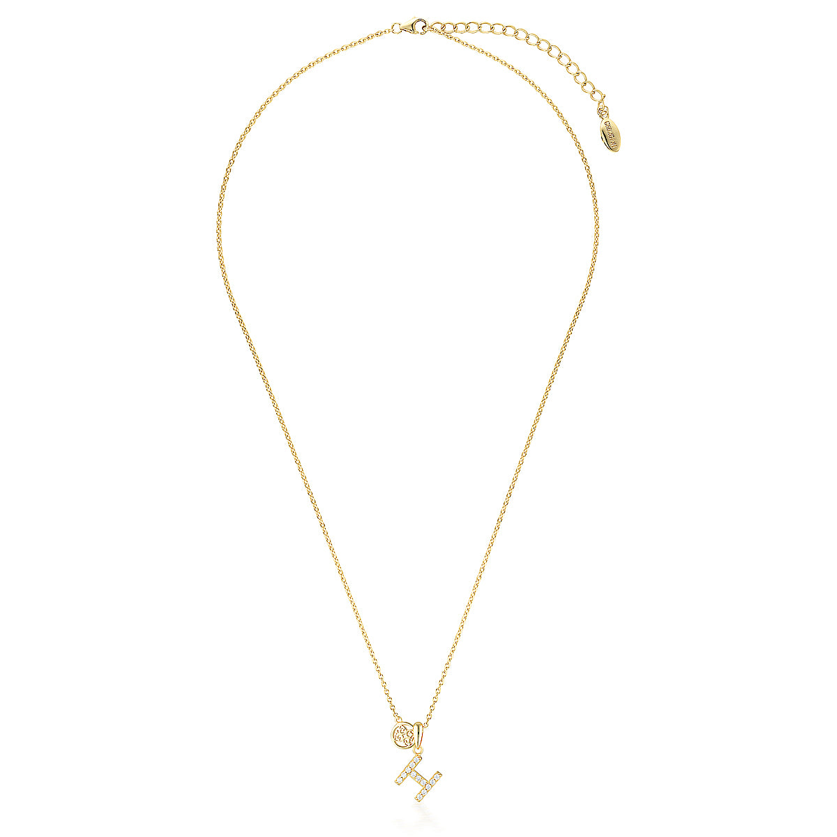 LUXURY LETTERS H INITIAL PENDANT GOLD