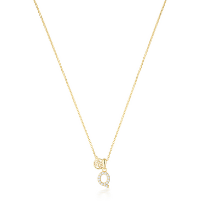 LUXURY LETTERS Q INITIAL PENDANT GOLD