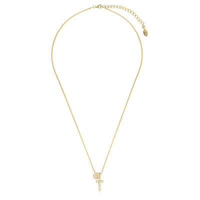 LUXURY LETTERS T INITIAL PENDANT GOLD