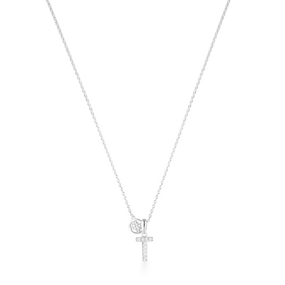 LUXURY LETTERS T INITIAL PENDANT SILVER