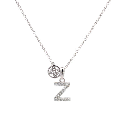 LUXURY LETTERS Z INITIAL PENDANT SILVER