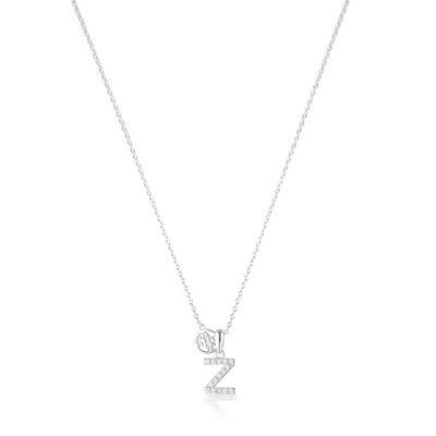 LUXURY LETTERS Z INITIAL PENDANT SILVER