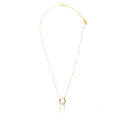 OCEANS TORQUAY MOTHER OF PEARL NECKLACE GOLD