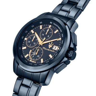 Maserati Successo Solar 44mm Chronograph Watch