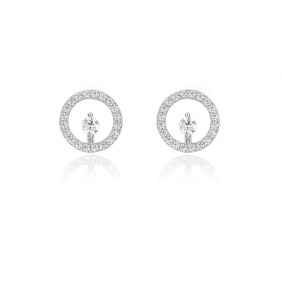 GODDESS CORA EARRINGS SILVER