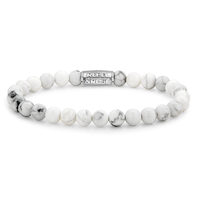 Rebel and Rose Virgin White 6mm Bracelet