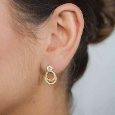 GODDESS LUNA EARRINGS GOLD