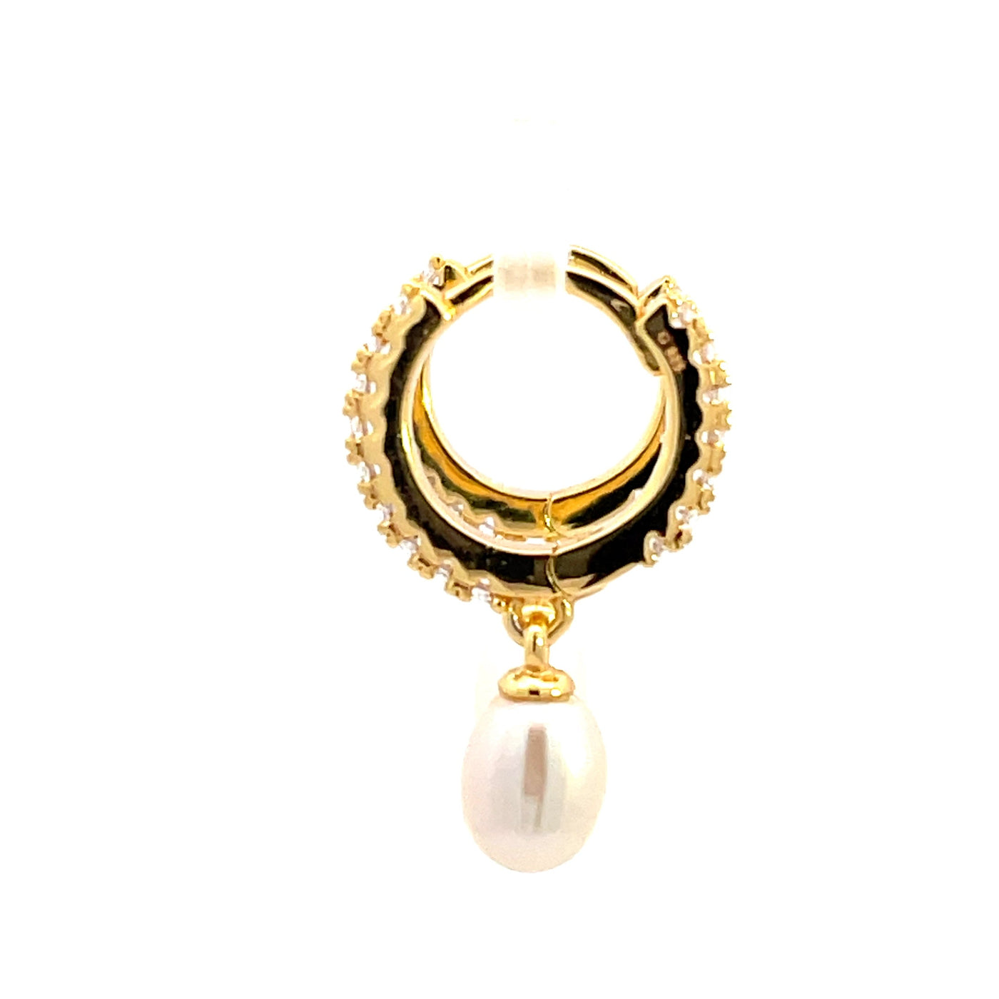 OCEANS BONDI FRESHWATER PEARL EARRINGS GOLD