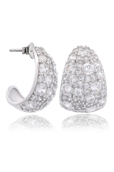 SYDNEY SOIRÉE ROSE BAY EARRINGS SILVER