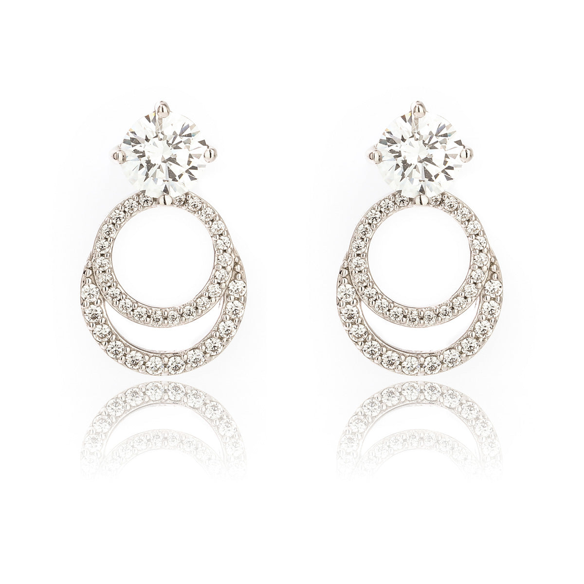 GODDESS LUNA EARRINGS SILVER