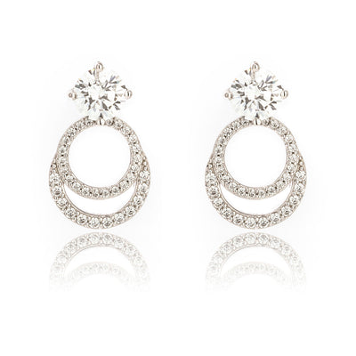 GODDESS LUNA EARRINGS SILVER