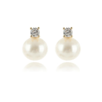 OCEANS NOOSA FRESHWATER PEARL EARRINGS GOLD