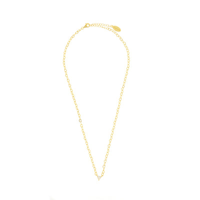 SWEETHEART HEART CHAIN NECKLACE GOLD